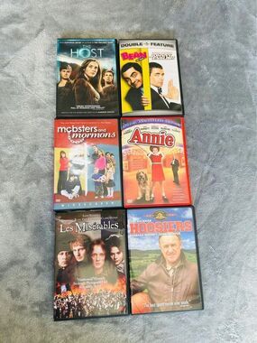 Bundle of DVD Les Miserables, The Host, Annie